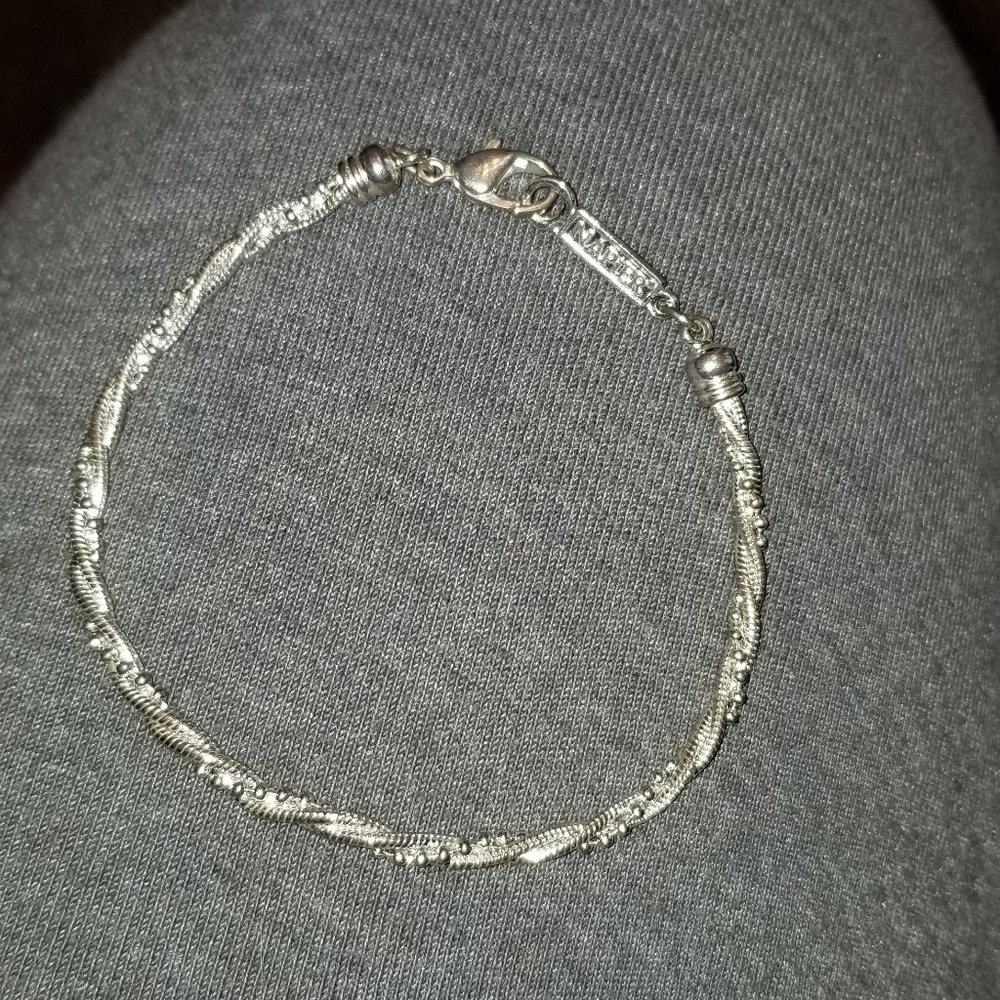 Napier 6.5" Silver Braclet